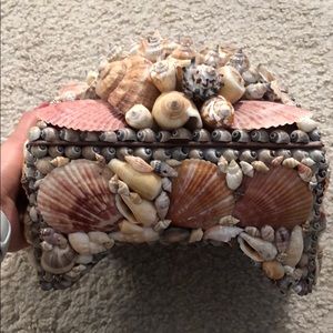 Sea shell jewelry box